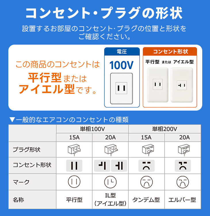 エアコン【2.8kw】8～12畳｜家具家電のファストレンタル[名古屋から 