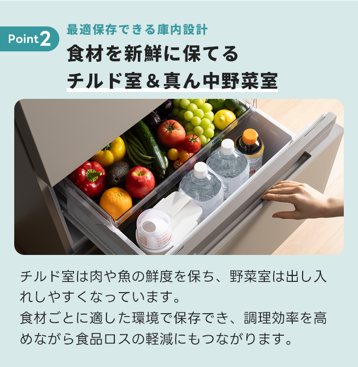 冷蔵庫 2～3人向け大【300～349L】3ドア 自動製氷機能あり｜家具家電の 