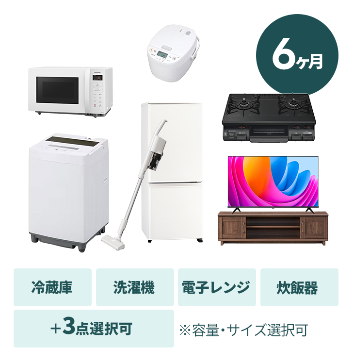 【6ヶ月プラン】選べる10点セット