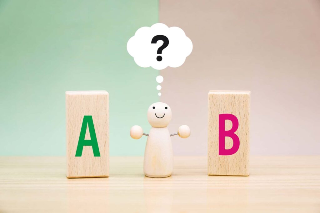 選択肢のイメージ