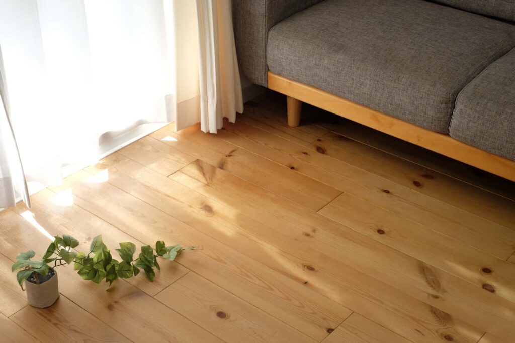 リビングの窓辺