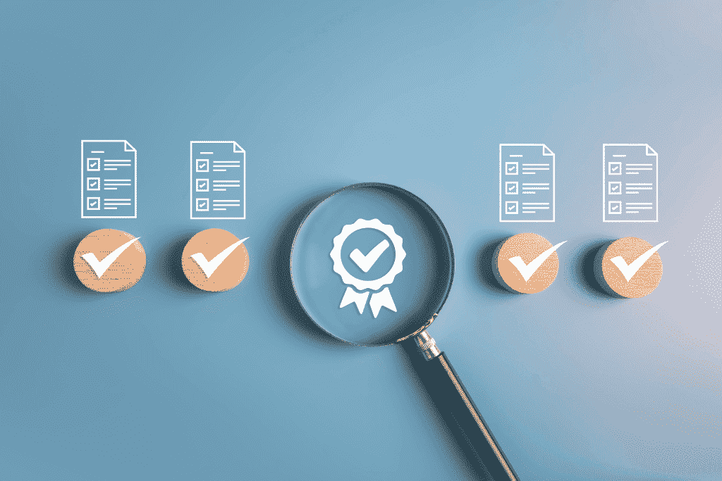 チェックリストと認証マーク