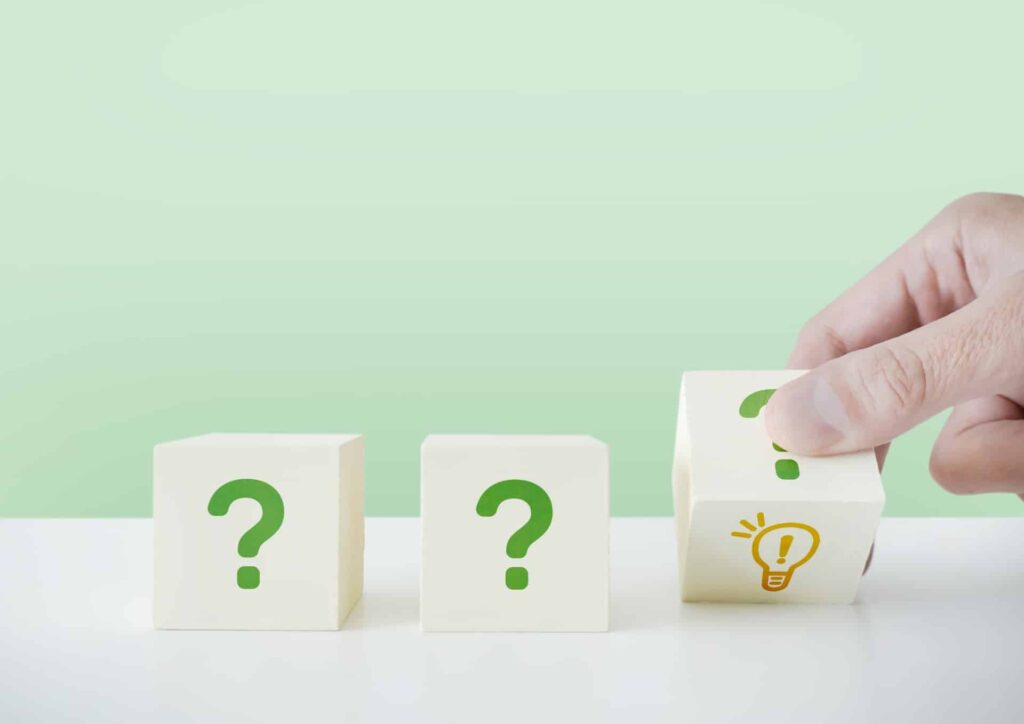 ひらめき・アイデアの積み木ブロック